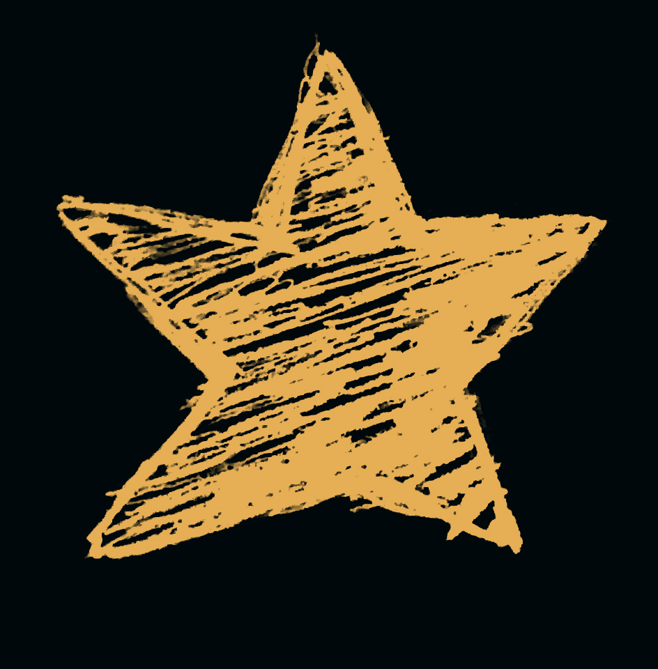 Ilustração de estrela amarela